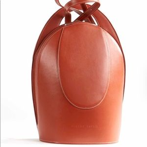 Gorgeous Italian Tan Leather Backpack
